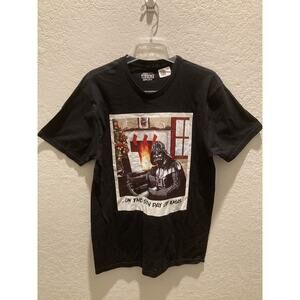Darth Vader Sith Day of Xmas Christmas T-Shirt Size Medium Black Shirt